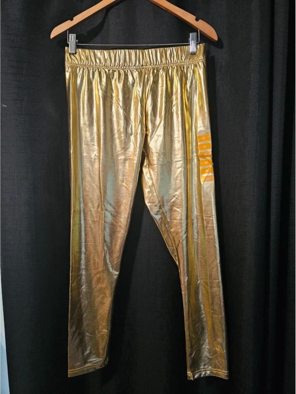 Rockin' Around Gold legggings